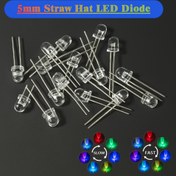 Resim 20 Adet 5mm RGB Yanıp Sönen LED Boncuklar, Hızlı/Yavaş Renk Değiştiren Dijot Ampuller, Arduino/Raspberry Pi/El İşi Malzemeleri için DIY Seti, Popüler Yapımcıların Malzeme Kiti 