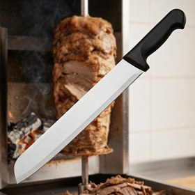 Resim Sürbisa 61632 Sürmene Döner Kesme Bıçağı Kaşar ve Kavurma Bıçak Paslanmaz Çelik 47 CM 