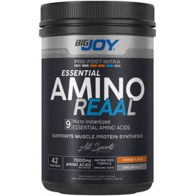 Resim Bigjoy Amino REAAL 420g Portakal Aromalı Esansiyal Amino Asitler 