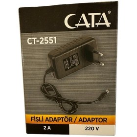 Resim Cata Ct-2551 2 Amper 220v Fişli Adaptör 