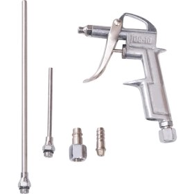 Resim Parça Metal Uzun ve Kısa Hava Tabancası Seti - Hava Püskürtme ve Temizleme Aracı ( Lisinya ) 