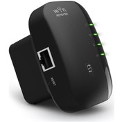 Resim Mufunye Siyah Eu Fişli 300mbps Wi-fi Genişletici - Kablosuz Sinyal Güçlendirici, Ap Ve Repeater Modları, Wps İle Güvenli Bağlantı 