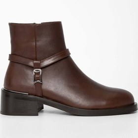 Resim Tamer Tanca Kadın Hakiki Deri Kahverengi Casual Bot 33 28530 Bn Bot Sk23/24 Kahve Dr Kahverengi 