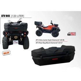 Resim Ebakbak Atv Arka Bagaj Çanta Abs Materyal Özel Yaslanma Bölmeli Dayanıklı Atv Tur Çantası 120LT Kilitli Pe 
