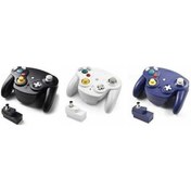 Resim Bosphorusboutique Wii U Uyumlu Ngc Mavi Kablosuz Gamepad 2.4ghz Kablosuz Oyun Kumandası, Gamepad 2.4g Xz 