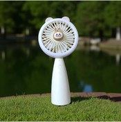 Resim OKTAY SESAL USB TAŞINABİLİR VANTİLATÖR MİNİ FAN SARI IŞIKLI 3 KADEMELİ CAPYBARA EL VANTİLATÖRÜ 