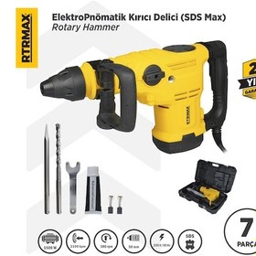 Resim Rtrmax RTM271 Elektropnömatik Sds Max Kırıcı ve Delici 1500 W 25 Jul 50 mm 