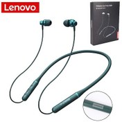 Resim Jeemson Lenovo Xe05 Bluetooth Kulaklık: Boyun Bağlı, Su Geçirmez, Spor İçin, Gürültü Engelleme, Yeşil Renk 