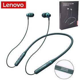 Resim Jeemson Lenovo Xe05 Bluetooth Kulaklık: Boyun Bağlı, Su Geçirmez, Spor İçin, Gürültü Engelleme, Yeşil Renk 