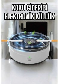 Resim Küllük Duman Giderici Temizlenebilir Elektronik Pilli Çok Renkli 