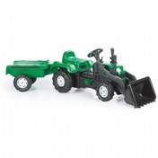 Resim Ranchero Römorklu Kepçeli Yeşil Traktör 8048 