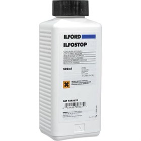 Resim Ilford Ilfostop Stop Bath Siyah Beyaz Film\u002FKart Durdurma Banyosu (500ml) 