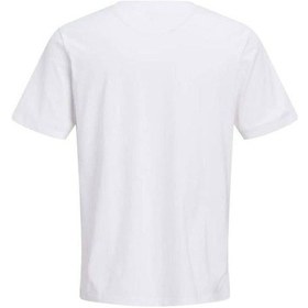 Resim Jack & Jones Jack&jones Montauk Front Erkek Beyaz Tişört 