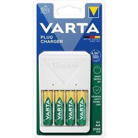 Resim Varta 57647 Pil Şarj Cihazı + Varta 2100 mAh Pil 4'lü 