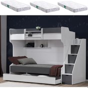 Resim Setaymobilya Ranza, Kardem Yavrulu Ranza - Antrasit + 3 Adet Comfort Yatak 