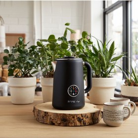 Resim King Arya Dijital Su Isıtıcı 1.7L 1500W Siyah – Dokunmatik, Mama ve Çay Modlu, Paslanmaz Çelik 