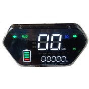 Resim Elektrikli Araç Gösterge Paneli Modifikasyonu Led Ekran 48v60v72v Gösterge Paneli Kilometre Sayacı Ve Hız Göstergesi 