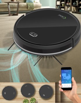 Kiwi Akıllı Robot Süpürge Islak Kuru Robot Vacuum Mop Kvc-4090