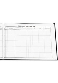 Resim Protokol Hasta Kayıt Defteri 200 Yaprak 23x32 cm (400 Sayfa) 