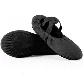 Resim Gymo Dancewear Super Stretch Bale Patiği Siyah 