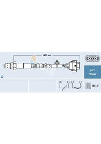 Resim FAE 77422 OKSİJEN SENSÖRÜ VECTRA C SIGNUM Z22YH ( P2 ) 