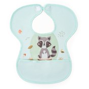 Resim Sevi Bebe Cırtlı Muşamba Önlük Rakun Art 22-183 Yeşil 