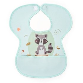 Resim Sevi Bebe Cırtlı Muşamba Önlük Rakun Art 22-183 Yeşil 