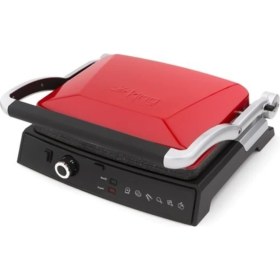 Resim K 462 Grillmaster Kırmızı Tost Makinesi, Pratik ve Şık Mutfak Aletiniz 
