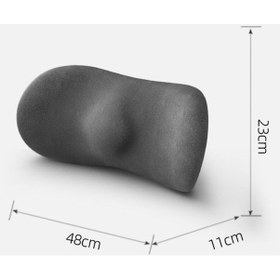 Resim Sones Araba Minderi Sürüş Koltuğu Servikal Destek Arkalık Yastığı, Stil: Kafalık + Bel Pedi Mavi 