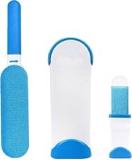 Resim woodhub Renkli Kedi Köpek Tüy Temizleyici Fırça Seti, Toz Toplayıcı, 2'li, Evcil Hayvan Bakımı 