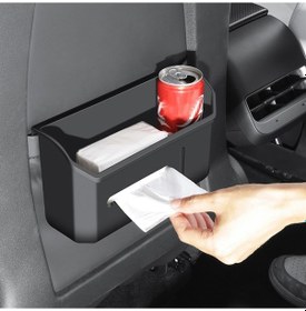 Resim Tesla Model Y / 3 Araç Ön Koltuk Arka Saklama Kutusu 