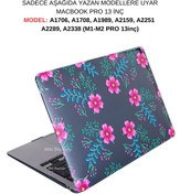 Resim Mcstorey Macbook Pro Kılıf 13 Inç M1-m2, Flower01nl (TYPE-C'Lİ MODEL) A2338 A2289 A2251 A2159 A1706-08 A1989 