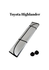 Resim Toyota Highlander Uyumlu Ön Cam Güneşlik Perde Balonlu Metalize Alüminyum Katlanabilir 165x85cm Büyük Boy 