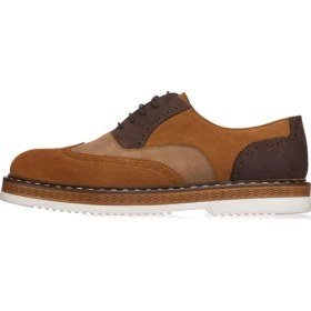 Resim Costo Shoes ALP23 Taba & Kum Süet Deri Hafif Rahat Eva Taban Rahat Geniş Kalıp Premium Serisi 