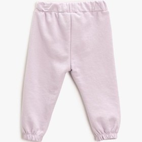 Resim Kız Bebek Basic Jogger Eşofman Altı Beli Bağlamalı Şardonlu 