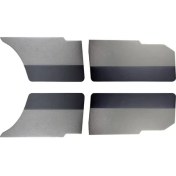 Resim Öziş Avm 131 Doğan Kapi Iç Panelleri Ym Düz Kumaş Gri 