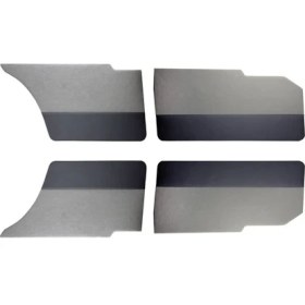 Resim Öziş Avm 131 Doğan Kapi Iç Panelleri Ym Düz Kumaş Gri 