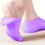 Resim 3 Renk Mevcut 1 Çift Kadın Kuru Çatlamış Ayak Silikon Çorapları, Nemlendirici Ayak Maskesi Soyucu Silikon Çorapları, Pedikür ve Rahatlatma Jel Çorapları, Sert Açık Bej, Yumuşatan Post-Çıkarma Bakımı, Seyahat Aksesuarı, Kadın Çorapları, Kemik Çıkarıcı Ajan, Favori Losyon ve Kremlerle Kullanılır, Ayak Peelingi, Ayak Peelingi 