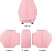 Resim Wondernest Dört Mevsim Flip-fur Araç Yastığı Nefes Alabilen Havalandırmalı Ön Yastık Turuncu 