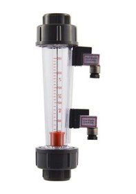 Resim S-Meter Slzs-25d-20/100-1000 Lt/h Plastik Rotametre Alarm 