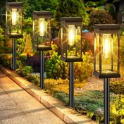 Resim Güneş Enerjili LED Yol Işıkları, Kare Stil Bahçe Işıkları, Plastik Malzeme, Peyzaj Aydınlatması, Güneş Enerjili Çim Işıkları, Toprak Kazık Işıkları, Ortam Dekor Bahçe Işıkları, Açık Villa, Bahçe, Veranda, Yürüyüş Yolu, Teras Peyzaj Aydınlatması LED Işıkları Nikel Pil ile, 800mAh Kapasite, Uzaktan Kumanda Yok, Yarı Gömülü Kurulum 