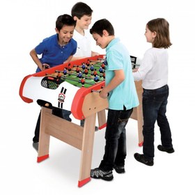 Resim Smoby Powerplay 4 ü1 Arada Oyun Masası Seti : Langırt-Bilardo-Masa Tenisi-Hokey 640002 