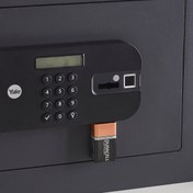 Resim Yale Yüksek Güvenlikli Siyah 35x30x25 cm Elektronik Ev Tipi Para Kasası 
