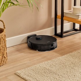 Resim Homend Alex Laser 1291h Moplu Ve Haritalamalı Akıllı 5 Kpa Robot Süpürge Siyah 