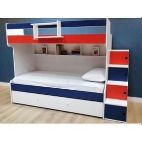 Resim Arven Yavrulu Seyyar Merdivenli Ranza Klb - 1 