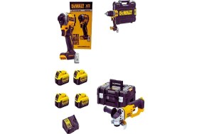 Resim Dewalt DCF850NT+DCD805NT+DCG412NT+ 4 Adet 4 Ah Akü + Dolum Cihazı 