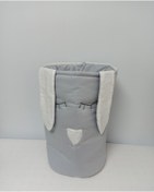 Resim Ege HOME Decoration&Accessories Gri Beyaz Bebek Oyuncak Kirli Çamaşır Sepeti 