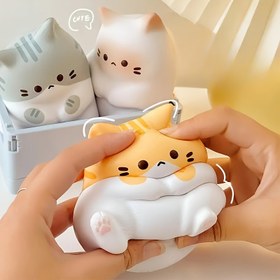 Resim 3 Adet Sevimli Karikatür Kedi Sıkma Oyuncakları - Çeşitli Renkler & Sevimli Desenlerle Yumuşak Yavaş Geri Dönüşlü Elastik Rahatlama Oyuncakları, Çocuklar ve Yetişkinler için Dayanıklı Peluş Malzeme, Mükemmel Halloween Noel Hediyeleri, Eğlenceli Tasarım 