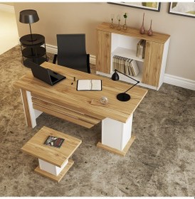 Resim KALENDER DEKOR OPHİRA-1-2-4 OFİS BÜRO MASASI TAKIMI OPH02 