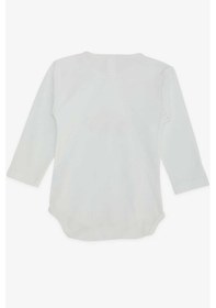 Resim Breeze Erkek Bebek Çıtçıtlı Body Araba Baskılı 9 Ay-3 Yaş, Beyaz Beyaz 
